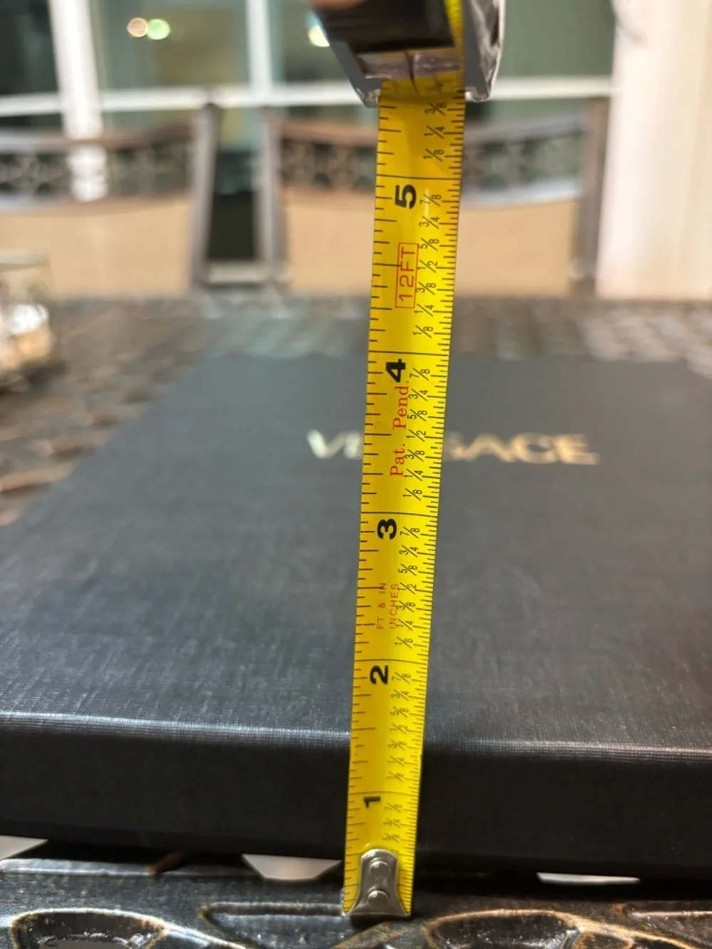 Versace Black Box with Gold Logo